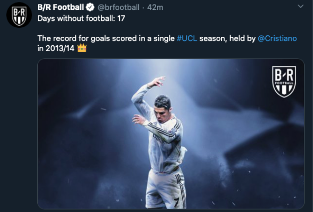 Ngày thứ 17 không bóng đá: Kỷ lục của Ronaldo! - Bóng Đá