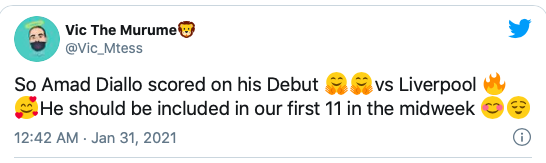 Man United fans claim Amad Diallo is ready for Man United first-team - Bóng Đá
