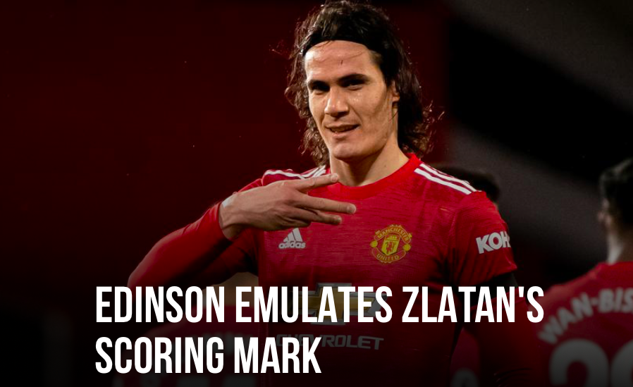  EDINSON CAVANI EMULATES ZLATAN'S SCORING MARK - Bóng Đá