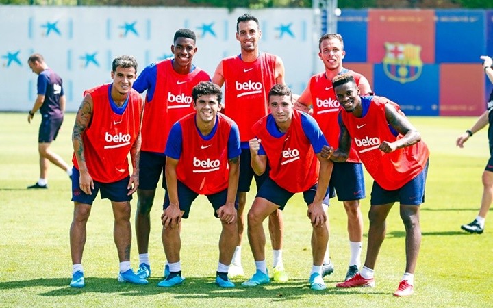 Barca tập - Bóng Đá