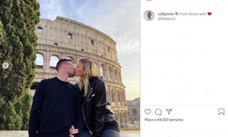 Jovic in Rome with Ljajic's ex PHOTO - Bóng Đá
