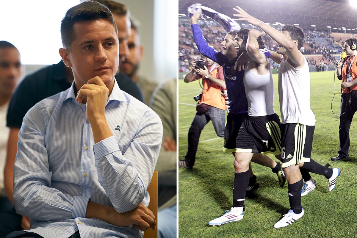 Ander Herrera arrives at court in Spain as he and 41 other defendants face trial over alleged match-fixing in a 'suspect' game  - Bóng Đá