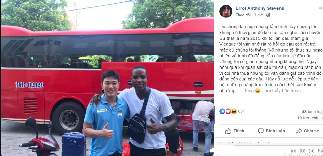 Cầu thủ HAGL được khen có tính cách hết sức khiêm nhường - Bóng Đá