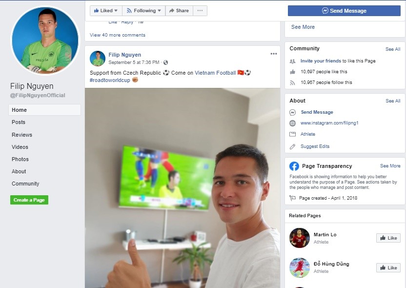 Đấu Malaysia, thủ môn Việt kiều Filip Nguyễn 