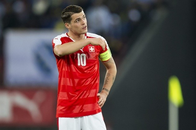 Arsenal captain Granit Xhaka adds himself to a prestigious list with 8 other footballers including Lionel Messi - đội trưởng CLB + ĐTQG - Bóng Đá