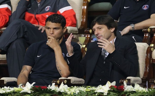 Leonardo on Thiago Silva  - Bóng Đá