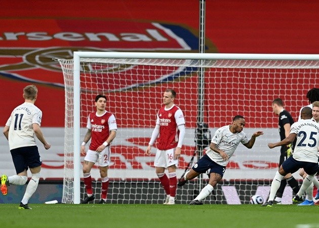 10 con số ấn tượng trận Arsenal 0-1 Man City: 'Ác mộng' của Pháo thủ - Bóng Đá