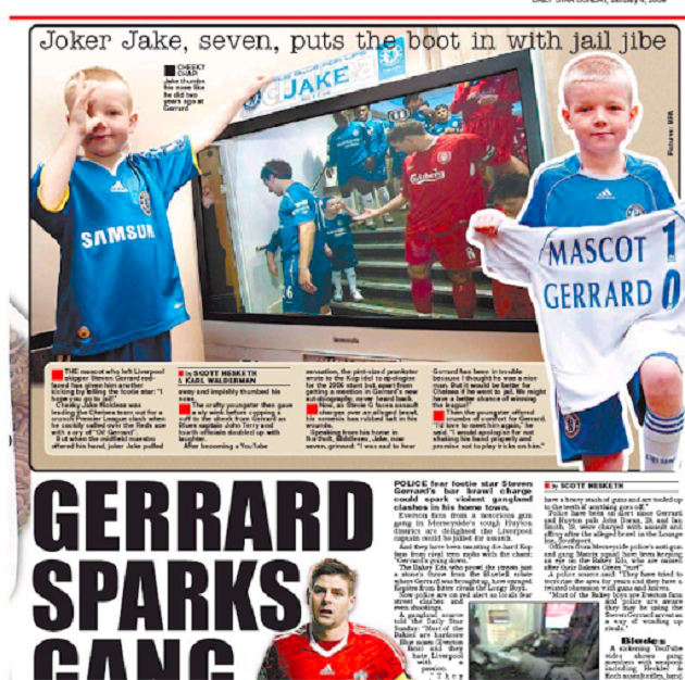 Chelsea mascot who pranked Steven Gerrard - what happened to him? - Bóng Đá