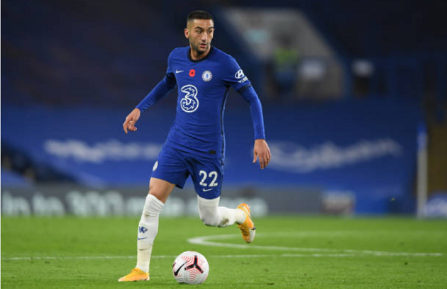 A closer look at Ziyech's lovely looped assist for Hudson-Odoi goal - Bóng Đá