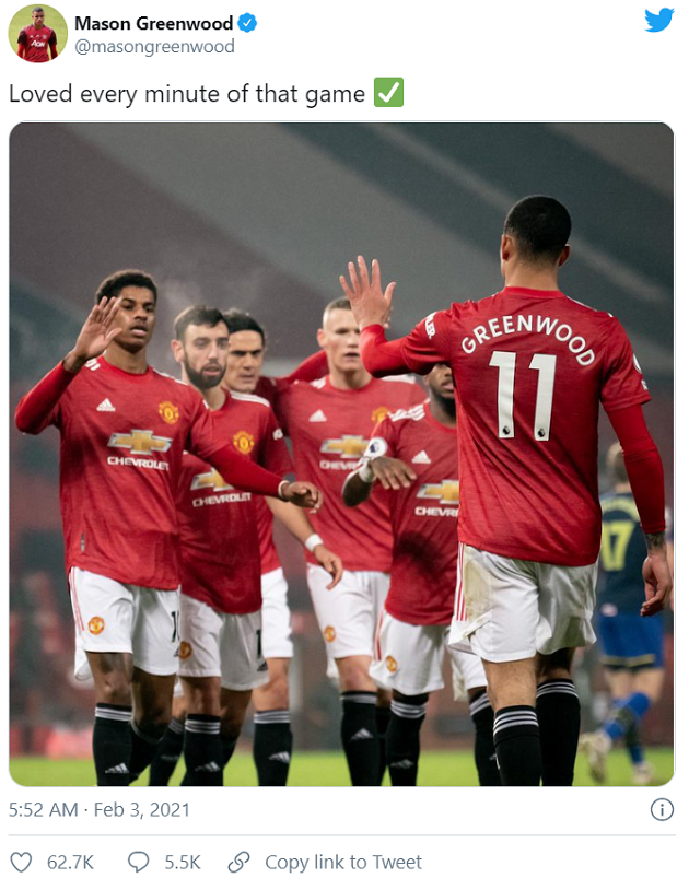 'Loved every minute of that game': Man United players react to incredible Southampton win - Bóng Đá