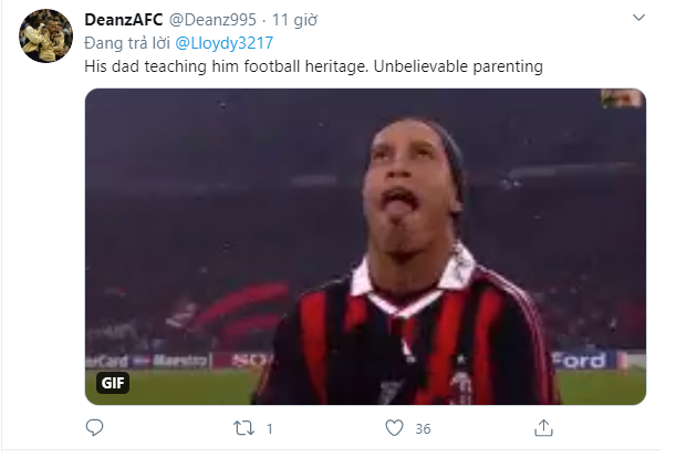 Father goes viral: son wants Ronaldo haircut and gets crescent from other Ronaldo - Bóng Đá