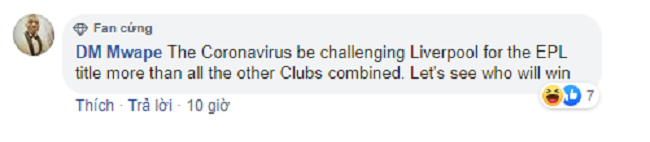 Khán giả: 'Tôi nhớ về dự đoán ngày tận thế sẽ đến trước khi Liverpool vô địch PL...' - Bóng Đá
