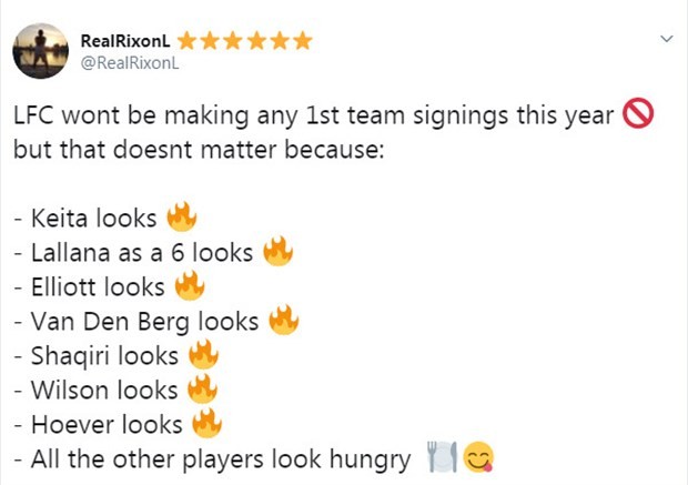 Giờ thì NHM đã hiểu vì sao Liverpool không mua sắm - Bóng Đá