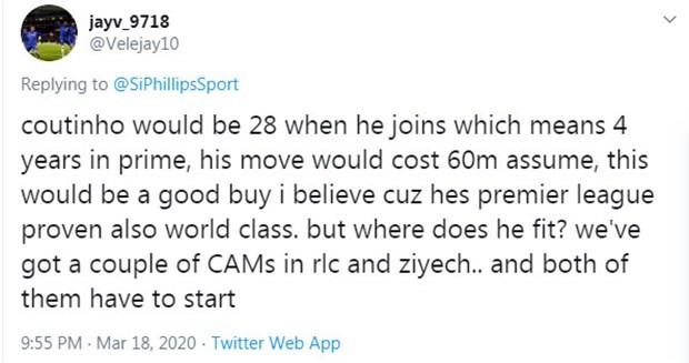 Vì sao Chelsea cần những người như Coutinho? - Bóng Đá