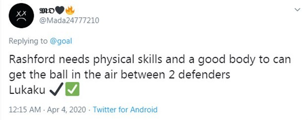 Lukaku - Rashford, các CĐV Man Utd chọn ai? - Bóng Đá