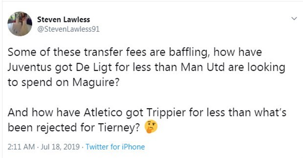 CĐV Man Utd tức điên vì De Ligt rẻ hơn Maguire - Bóng Đá