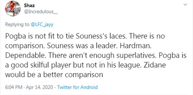 Souness và Pogba? Ai tài năng hơn? - Bóng Đá