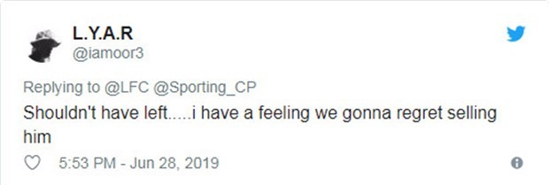 CĐV Liverpool tiếc nuối vì mất 