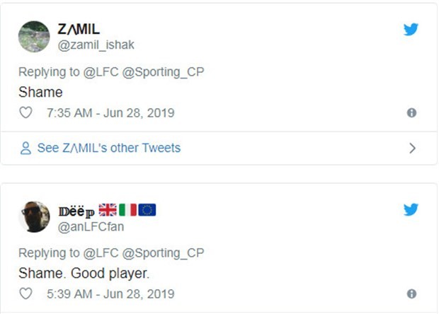 CĐV Liverpool tiếc nuối vì mất 