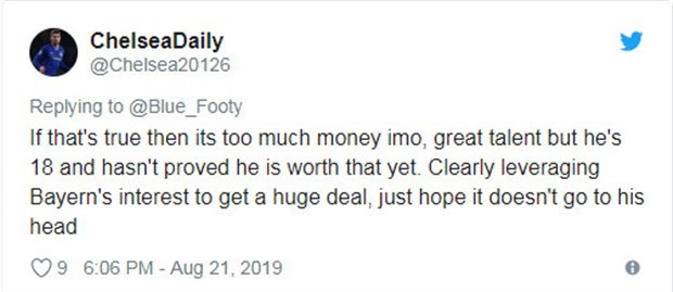 Sao trẻ nhận lương không tưởng, CĐV Chelsea nổi điên - Bóng Đá