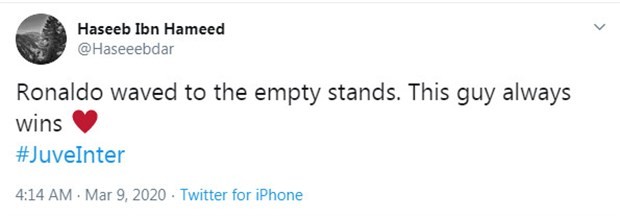 Sân không khán giả, đẳng cấp Ronaldo khiến NHM nể phục  - Bóng Đá