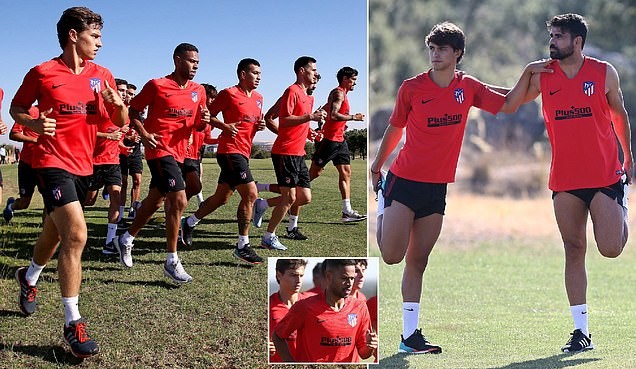 Felix officially unveiled as an Atletico player as new boy enjoys first training session after huge £114m move from Benfica - Bóng Đá
