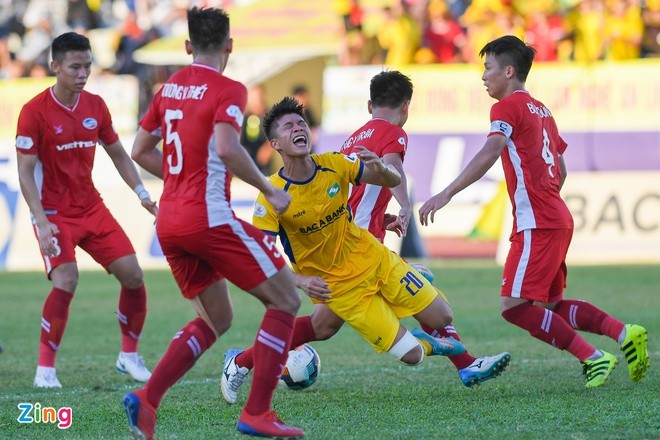 Đôi công hấp dẫn, SLNA và Viettel cống hiến trận cầu mãn nhãn - Bóng Đá