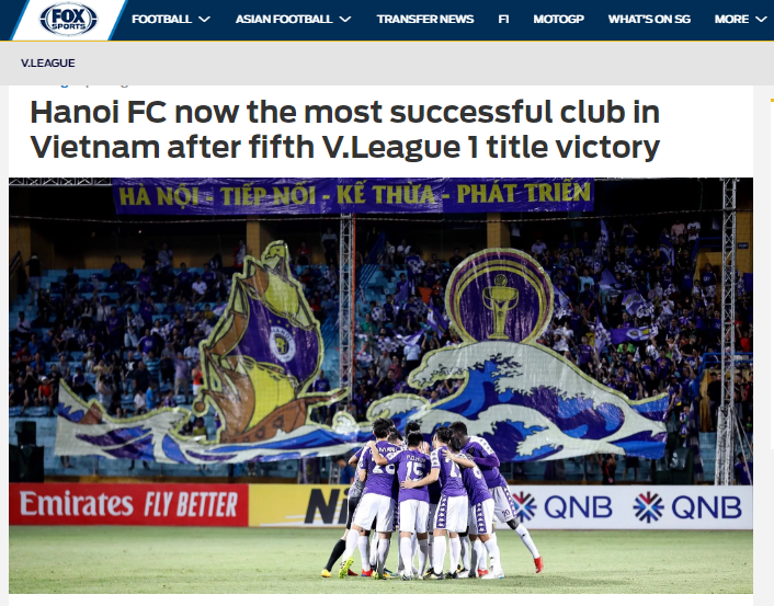 Báo châu Á nói 1 điều về chức vô địch V-League sớm của CLB Hà Nội - Bóng Đá