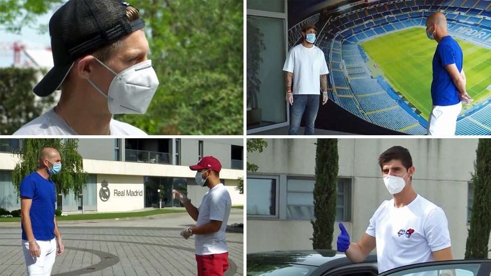 The strange reunion at Valdebebas: Zidane greets players at a distance - Bóng Đá