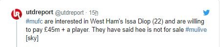 Man United fans are keen on signing Issa Diop this summer - Bóng Đá