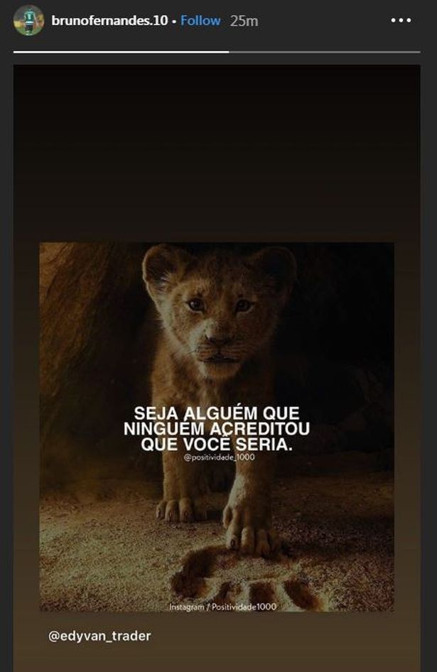Bruno Fernandes posts cryptic Instagram message amid Manchester United transfer interest - Bóng Đá