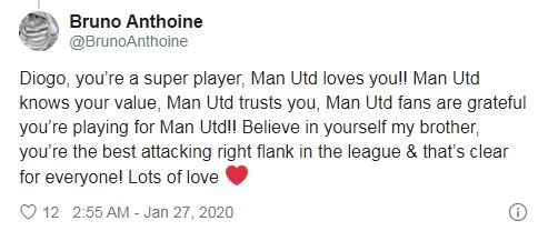 Manchester United: Diogo Dalot message on Twitter to supporters following FA Cup goal receives plaudits - Bóng Đá