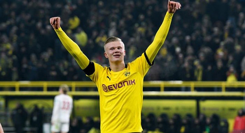  @ErlingHaaland needed only 57 minutes played for his 5th #Bundesliga goal - new Bundesliga record.  - Bóng Đá