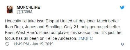 Man United fans are keen on signing Issa Diop this summer - Bóng Đá