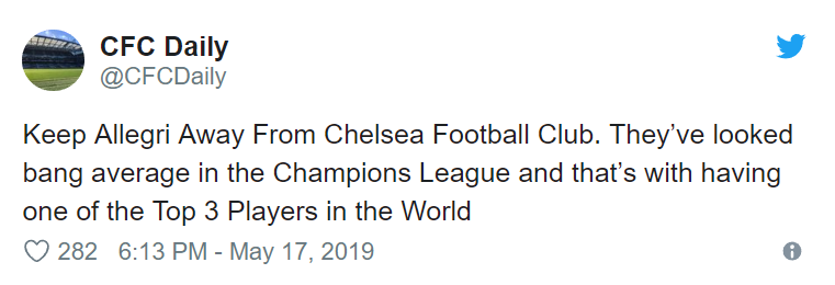 “Please don’t Roman” – Chelsea supporters don’t want Allegri - Bóng Đá