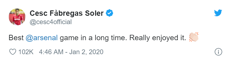 Cesc Fabregas sums up exactly how Arsenal fans will be feeling after Man United win - Bóng Đá