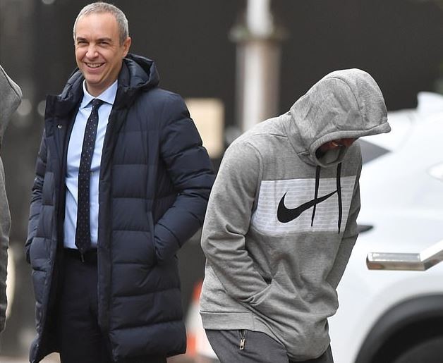 Odion Igahlo is all smiles as he steps out of the Lowry Hotel in Manchester, - Bóng Đá