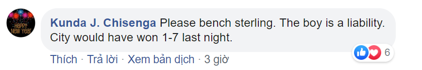 Fan MC chỉ trích Sterling - Bóng Đá