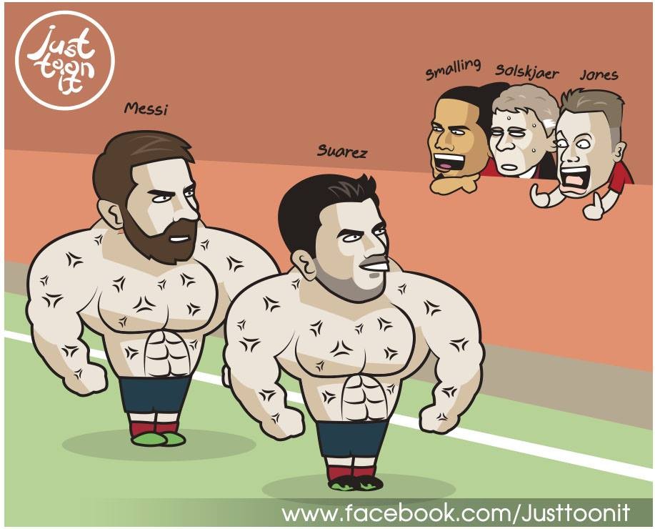 Biếm họa: Arsenal ngã, 3 kẻ vui; M.U đón ác mộng - Bóng Đá