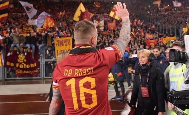 Romanista nghẹn ngào trong ngày từ biệt De Rossi - Bóng Đá