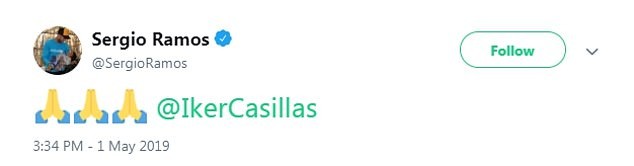 Casillas nhập viện, rất nhiều lời chúc tốt đẹp được gửi tới anh - Bóng Đá
