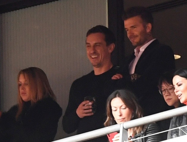 Ảnh: Thế hệ 92 huyền thoại Man Utd đi xem 