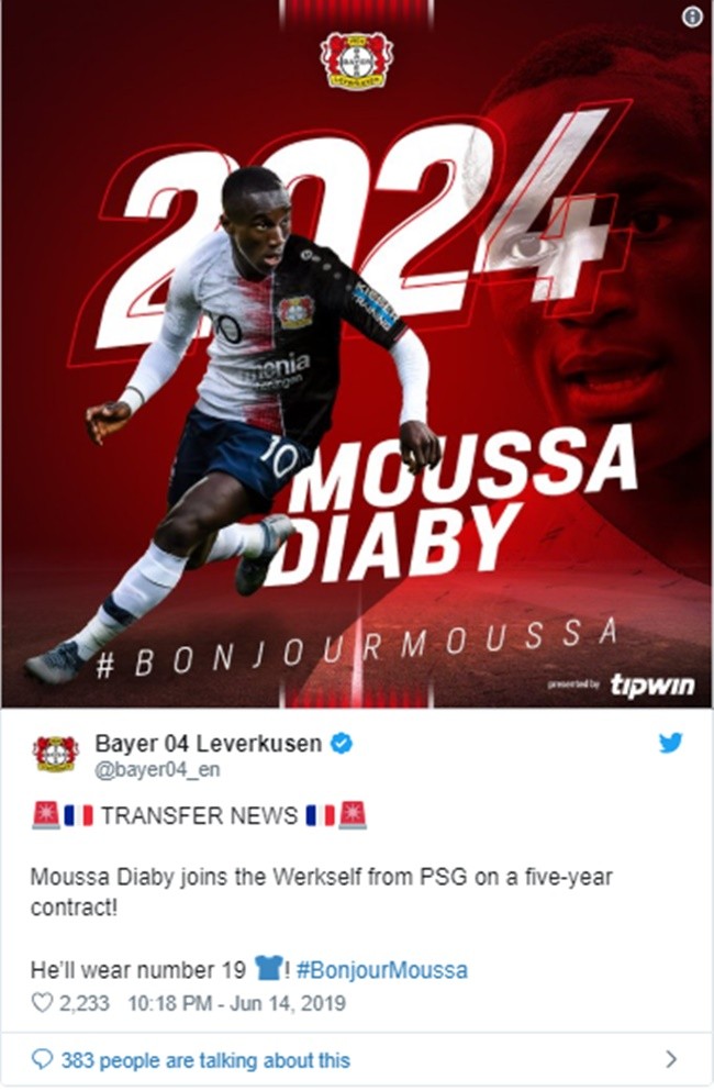 CHÍNH THỨC: Leverkusen đón tân binh thay Brandt, tài năng thành Paris - Bóng Đá