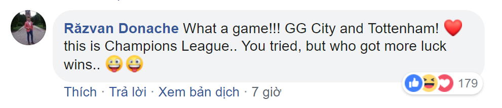 Muôn màu cảm xúc sau chiến thắng của Tot: Fan MC và Liverpool đại chiến - Bóng Đá
