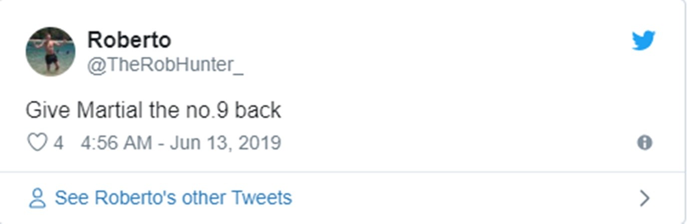 Manchester United fans make Anthony Martial shirt number demand - Bóng Đá