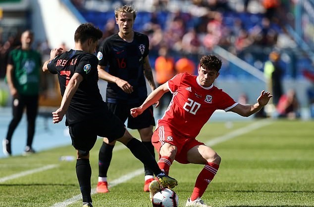 Ảnh Daniel James ngày Xứ Wales thua Croatia - Bóng Đá