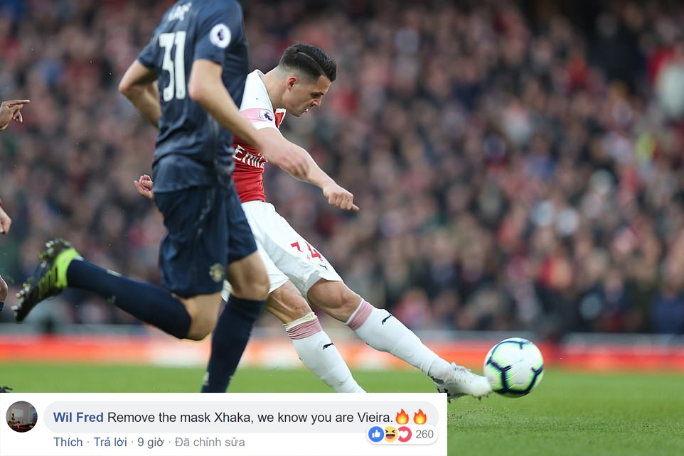 Remove the mask Xhaka, we know you are Vieira. - Bóng Đá