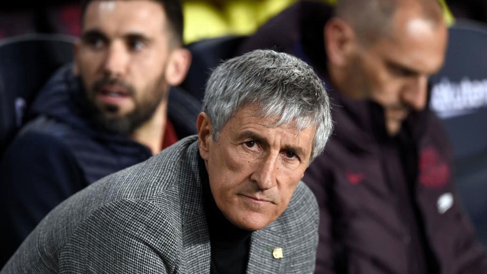 Setien: Sign a striker? Dembele is returning from injury - Bóng Đá