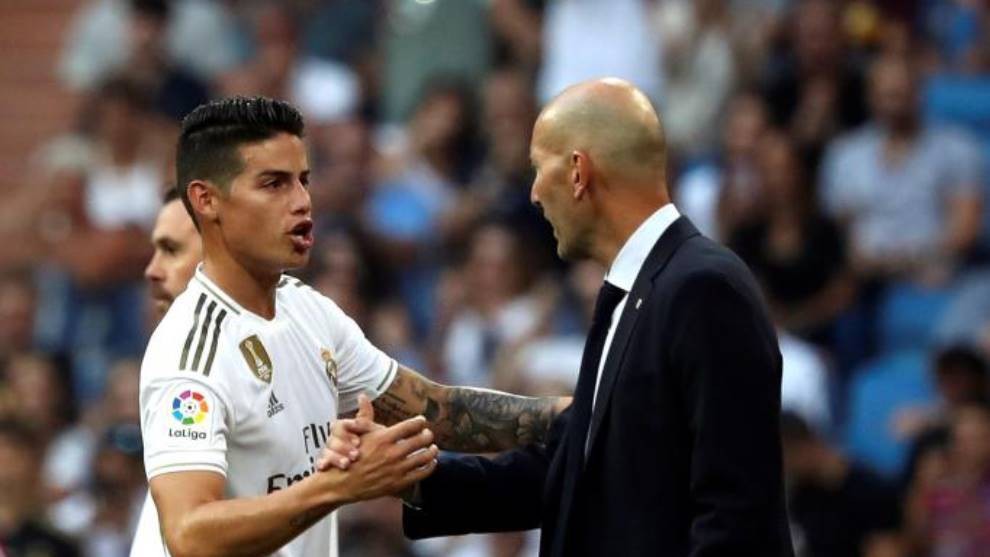 Zidane rewards James - Bóng Đá