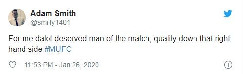 Man Utd fans swoon for Diogo Dalot after right wing-back display - Bóng Đá